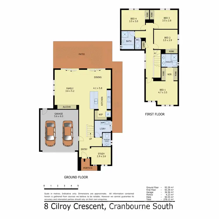 Floorplan of Homely house listing, 8 Cilroy Crescent, Cranbourne South VIC 3977