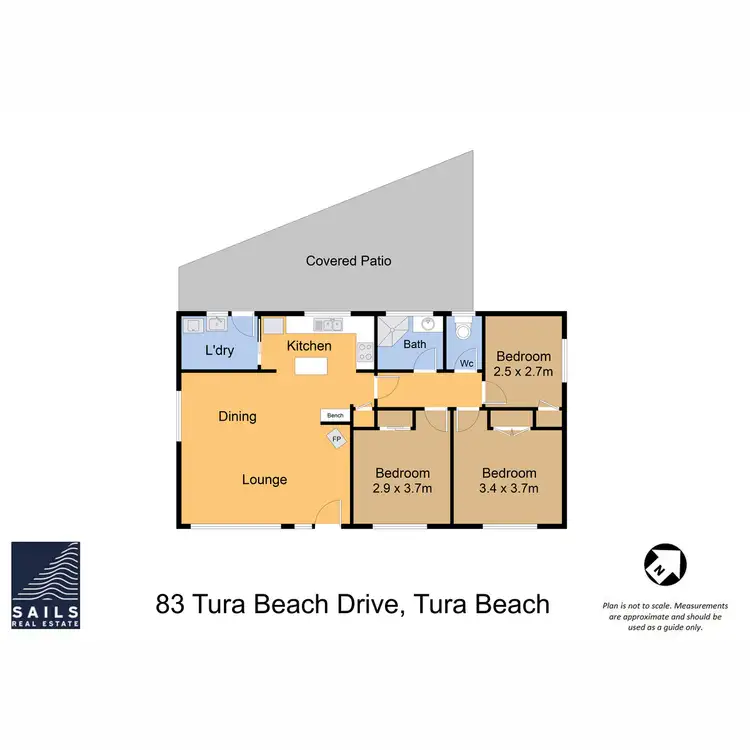 Floorplan of Homely house listing, 83 Tura Beach Drive, Tura Beach NSW 2548