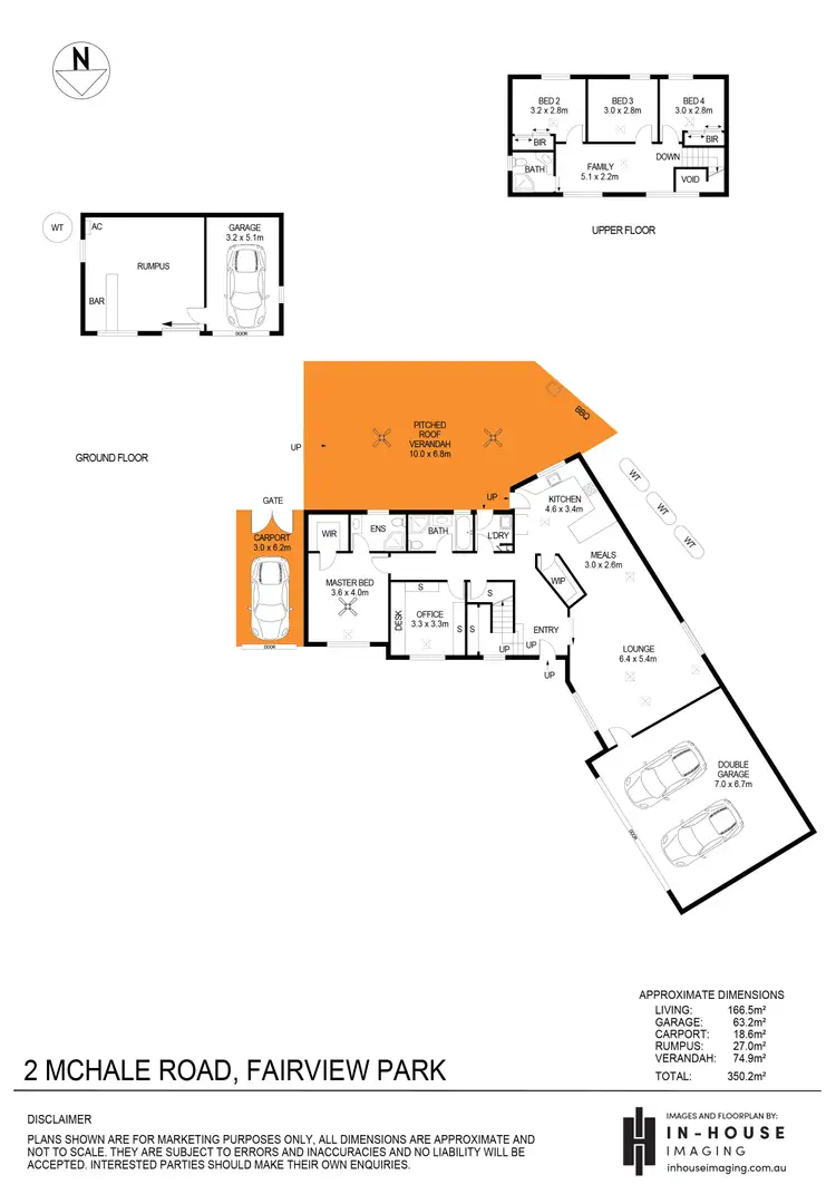 Floorplan of Homely house listing, 2 McHale Road, Fairview Park SA 5126