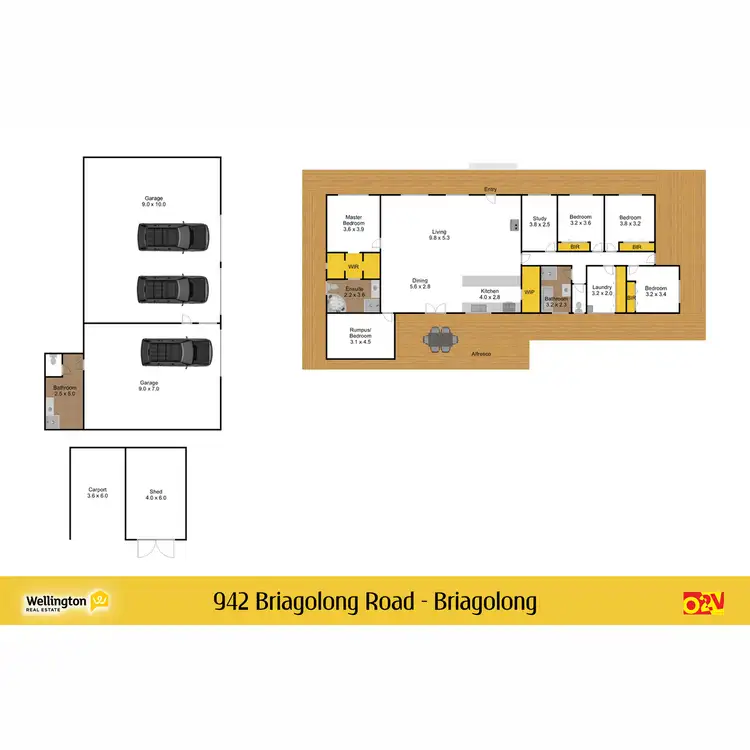 Floorplan of Homely rural property listing, 942 Briagolong Road, Briagolong VIC 3860