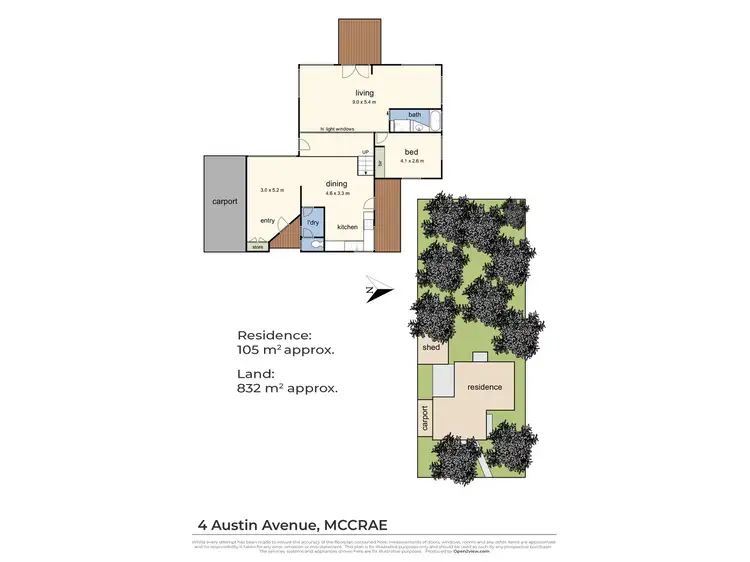 Floorplan of Homely house listing, 4 Austin Avenue, Mccrae VIC 3938