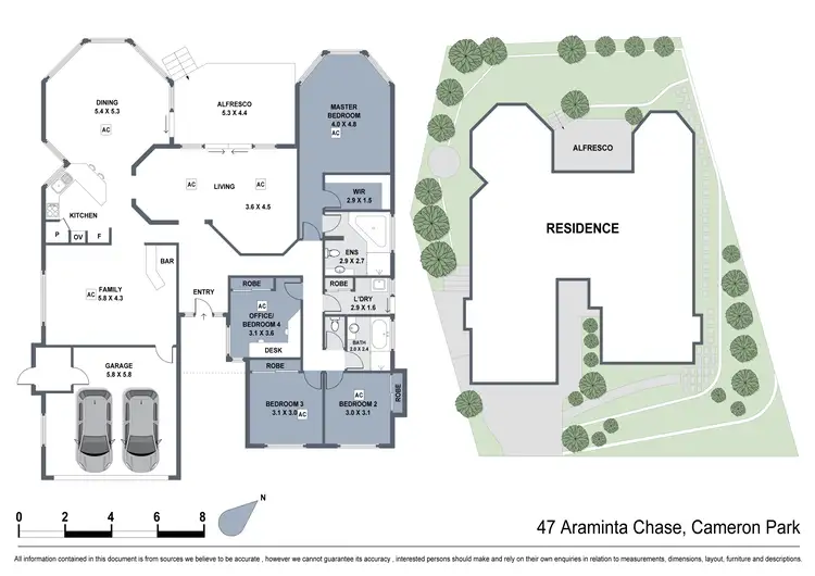 Floorplan of Homely house listing, 47 Araminta Chase, Cameron Park NSW 2285