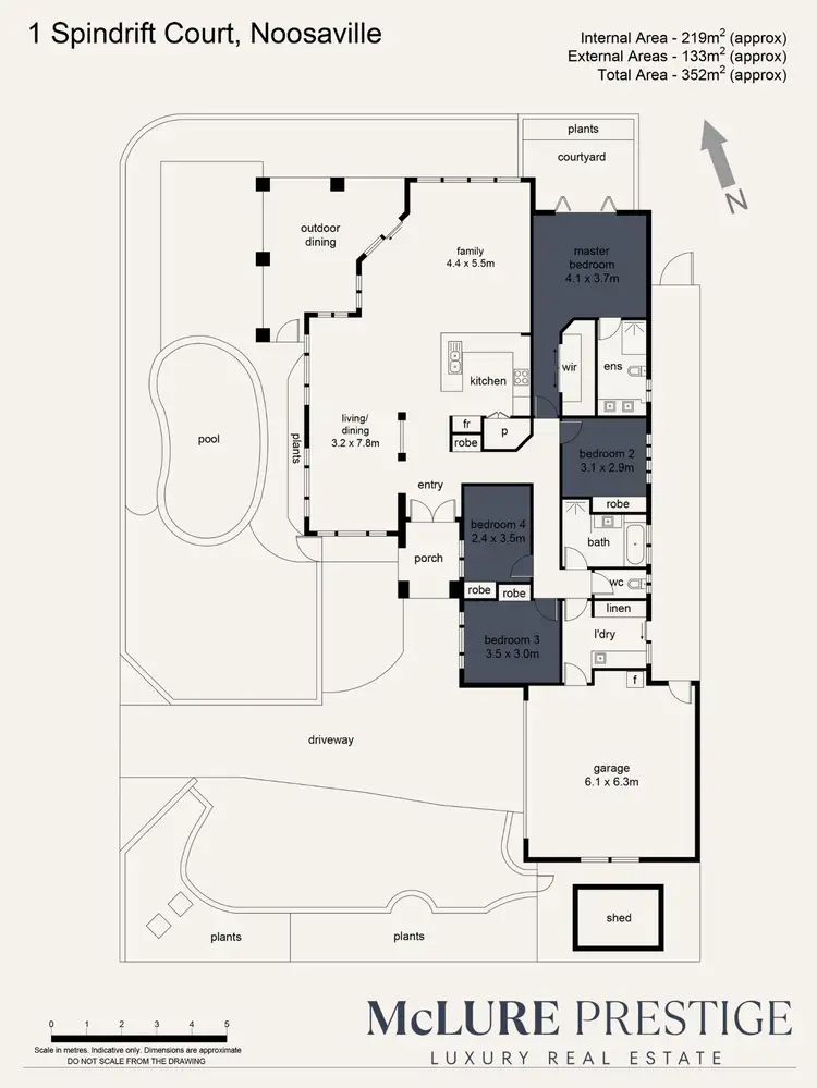 Floorplan of Homely house listing, 1 Spindrift Court, Noosa Waters QLD 4566