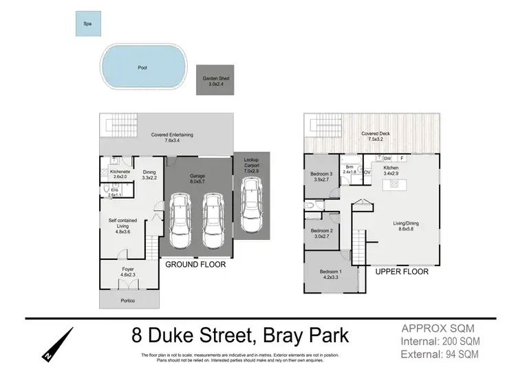 Floorplan of Homely house listing, 8 Duke Street, Bray Park QLD 4500