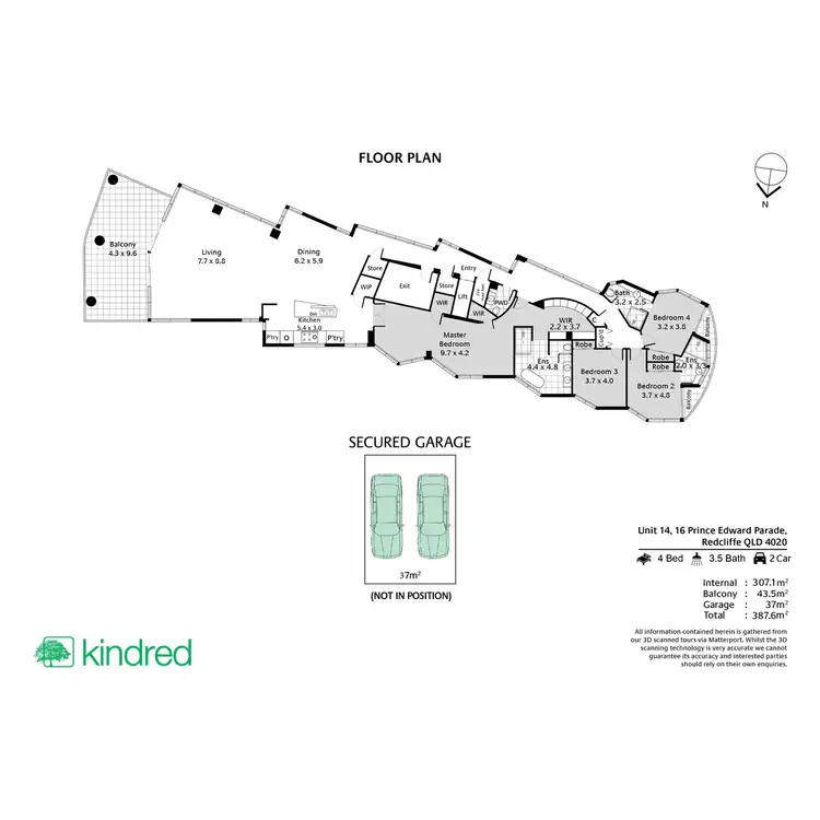 Floorplan of Homely apartment listing, 14/16 Prince Edward Parade, Redcliffe QLD 4020