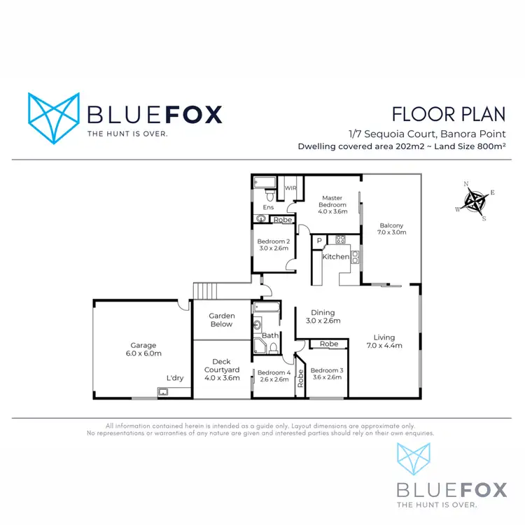 Floorplan of Homely semi-detached listing, 1/7 Sequoia Court, Banora Point NSW 2486