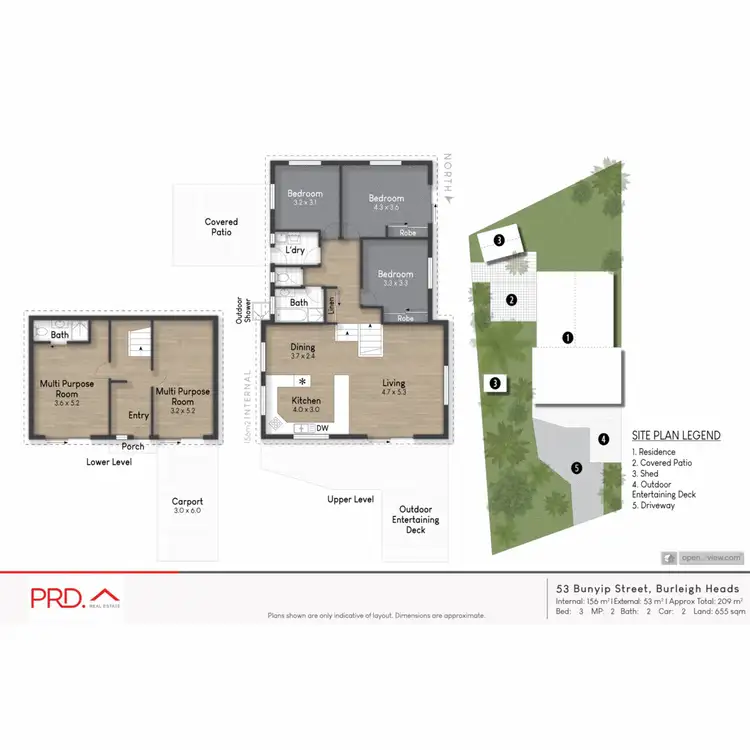 Floorplan of Homely house listing, 53 Bunyip Street, Burleigh Heads QLD 4220