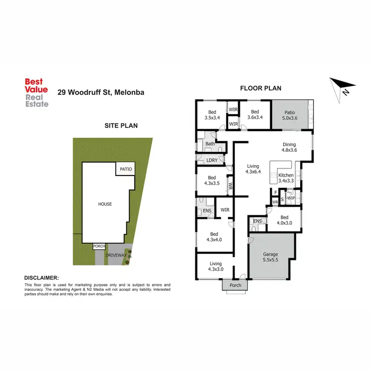 Floorplan of Homely house listing, 29 Woodruff Street, Marsden Park NSW 2765