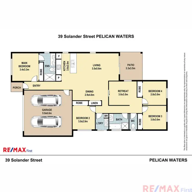 Floorplan of Homely house listing, 39 Solander Street, Pelican Waters QLD 4551