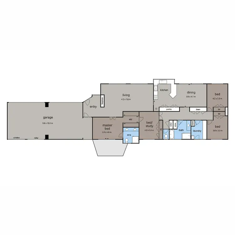 Floorplan of Homely house listing, 28 William Hunter Court, Rosebud VIC 3939