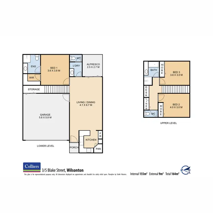Floorplan of Homely unit listing, 3/5 Blake Street, Wilsonton QLD 4350
