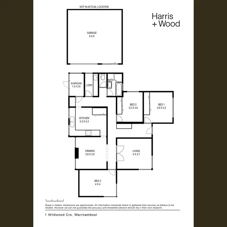 Floorplan of Homely house listing, 1 Wildwood Crescent, Warrnambool VIC 3280