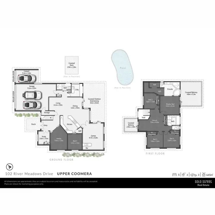 Floorplan of Homely house listing, 102 River Meadows Drive, Upper Coomera QLD 4209