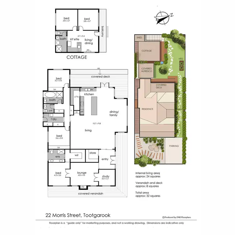 Floorplan of Homely house listing, 22 Morris Street, Tootgarook VIC 3941
