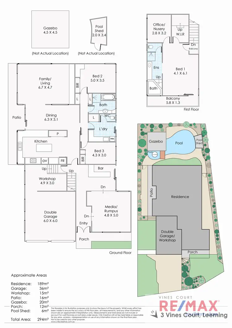 Floorplan of Homely house listing, 3 Vines Court, Leeming WA 6149