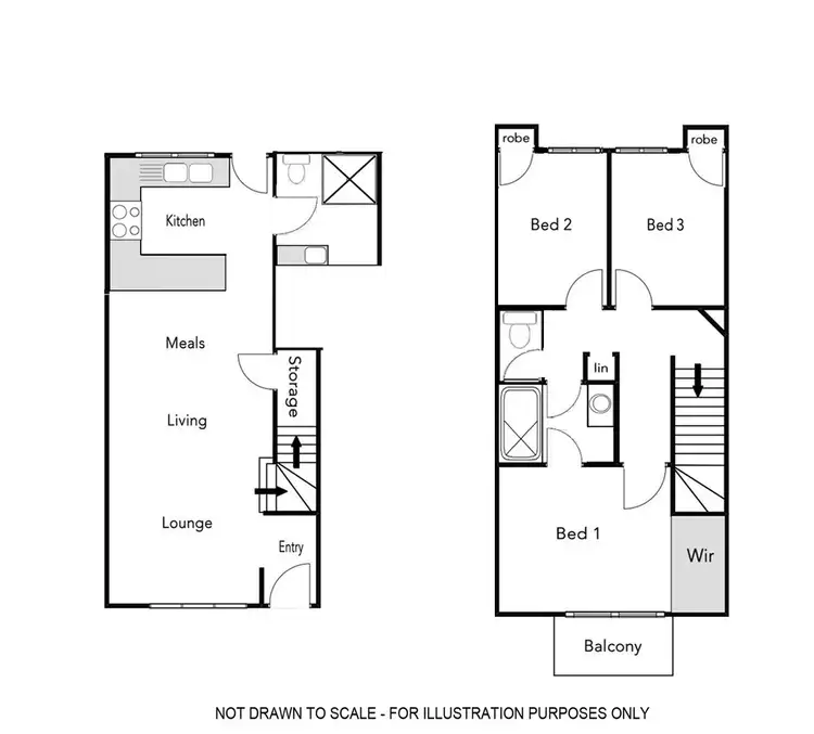 Floorplan of Homely house listing, 4/44 Harvey Street, Mosman Park WA 6012