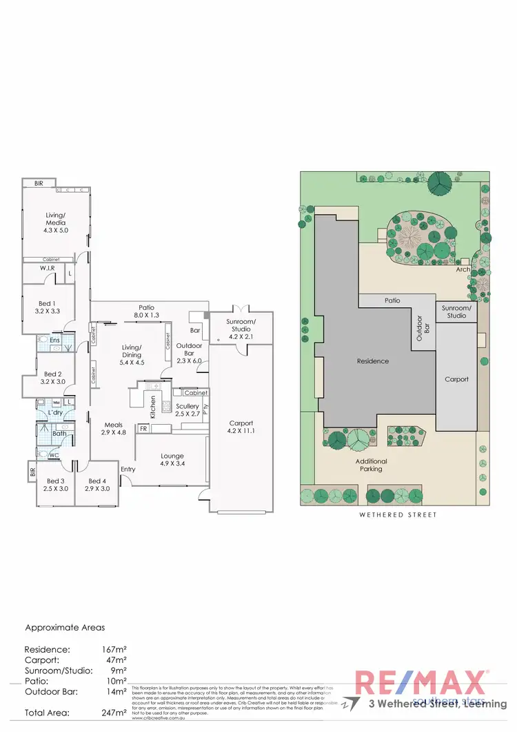 Floorplan of Homely house listing, 3 Wethered Street, Leeming WA 6149