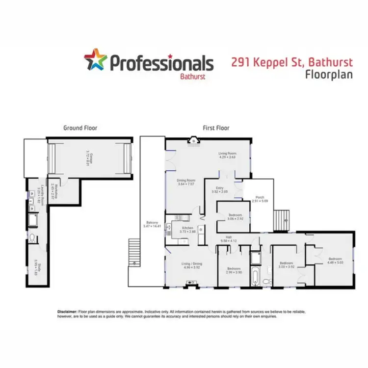 Floorplan of Homely house listing, 291 Keppel Street, West Bathurst NSW 2795