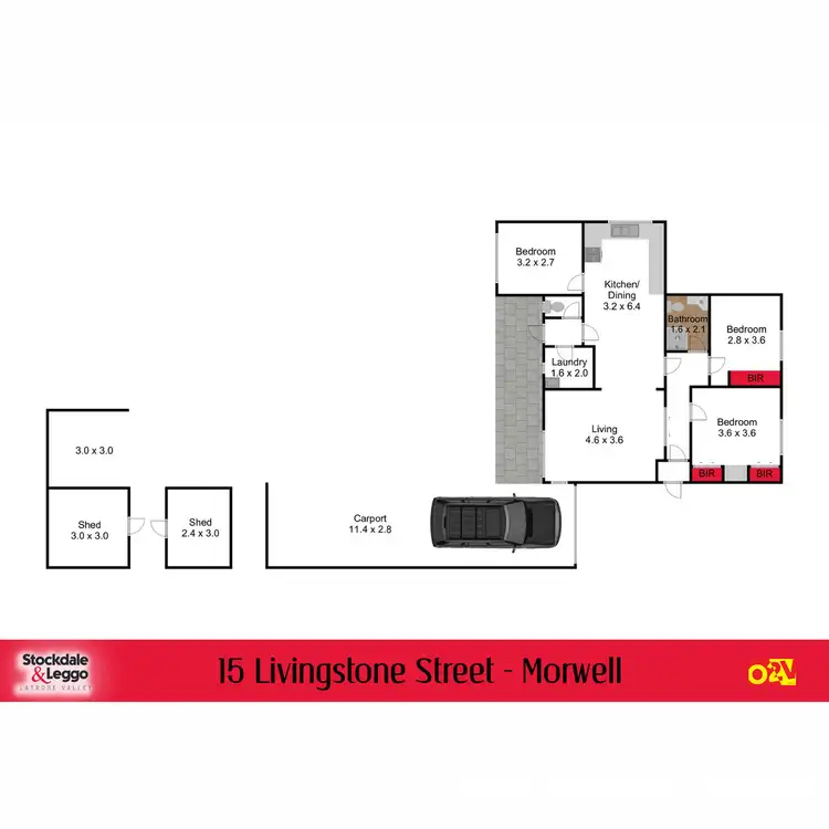 Floorplan of Homely house listing, 15 Livingstone Street, Morwell VIC 3840