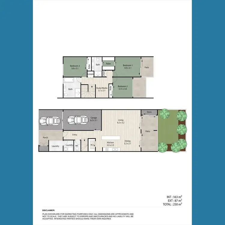 Floorplan of Homely townhouse listing, 30/34 O'Doherty Circuit, Nudgee QLD 4014