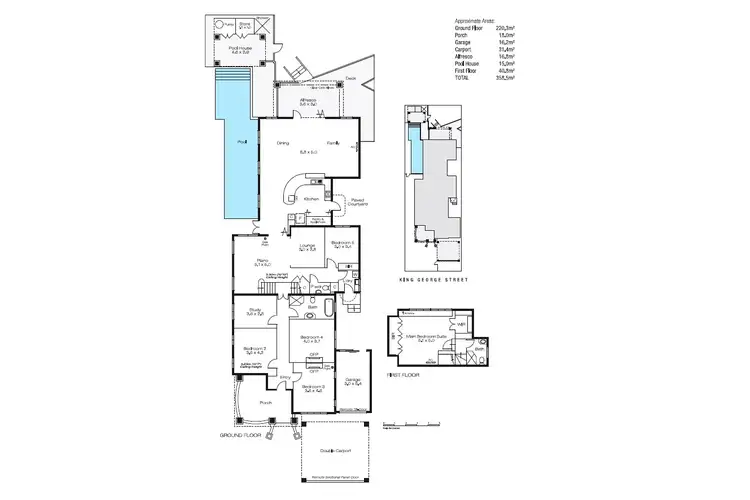Floorplan of Homely house listing, 92 King George Street, Kensington WA 6151