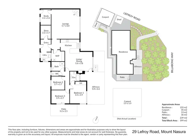Floorplan of Homely house listing, 29 Lefroy Road, Mount Nasura WA 6112