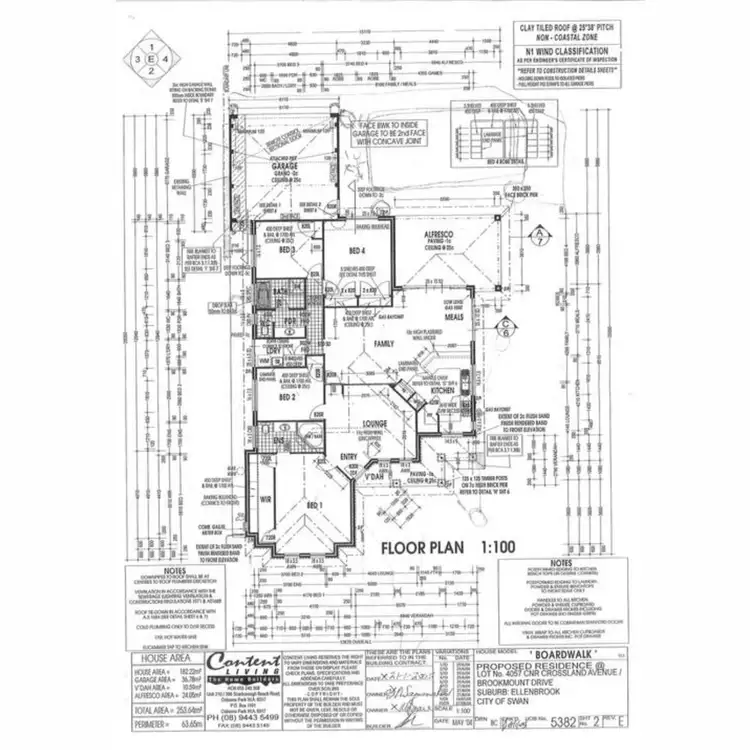 Floorplan of Homely house listing, 26 Brookmount Drive, Ellenbrook WA 6069