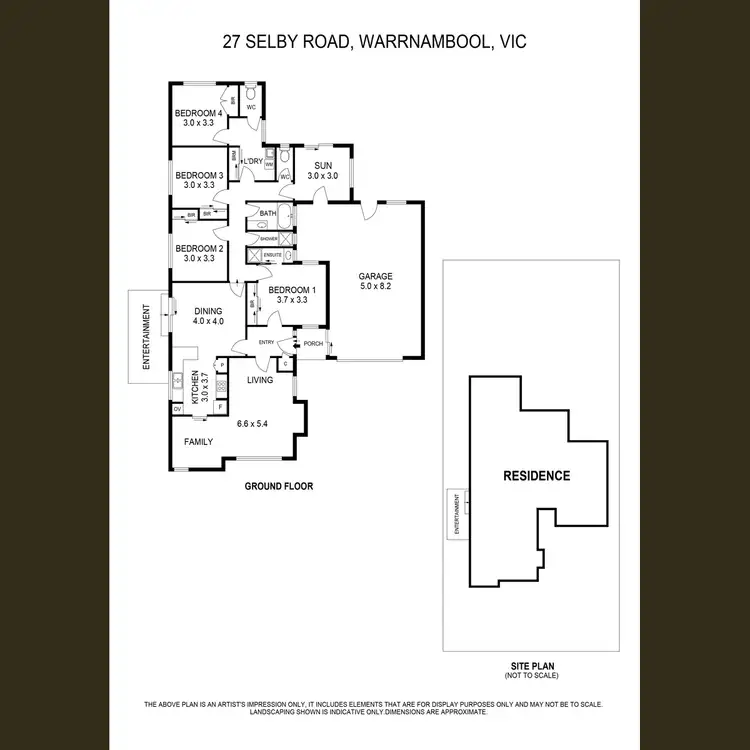 Floorplan of Homely house listing, 27 Selby Road, Warrnambool VIC 3280