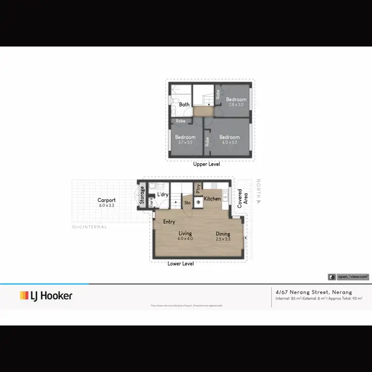 Floorplan of Homely townhouse listing, 4 Fern Court 67 Nerang Street, Nerang QLD 4211