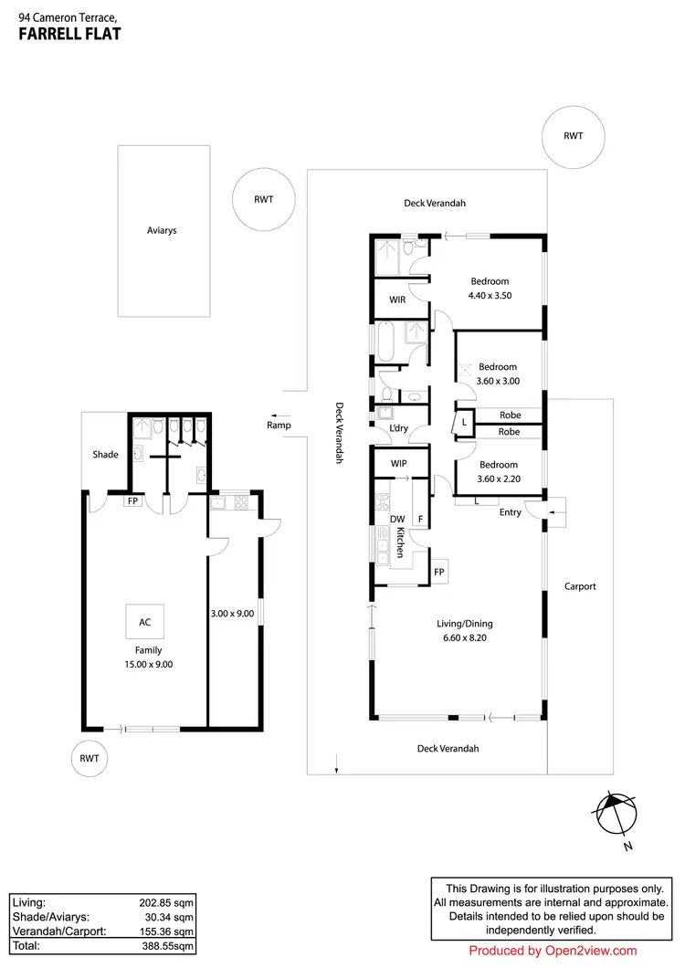 Floorplan of Homely house listing, 94 Cameron Street, Farrell Flat SA 5416