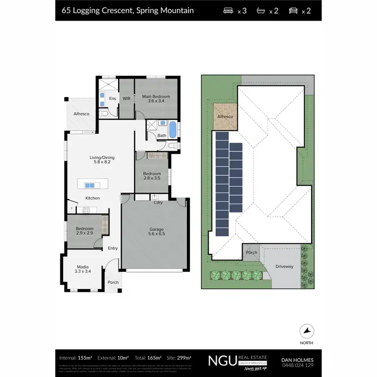 Floorplan of Homely house listing, 65 Logging Crescent, Spring Mountain QLD 4300