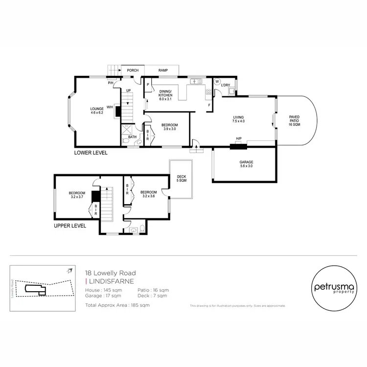 Floorplan of Homely house listing, 18 Lowelly Road, Lindisfarne TAS 7015