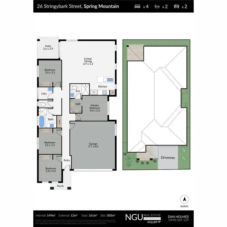 Floorplan of Homely house listing, 26 Stringybark Street, Spring Mountain QLD 4300