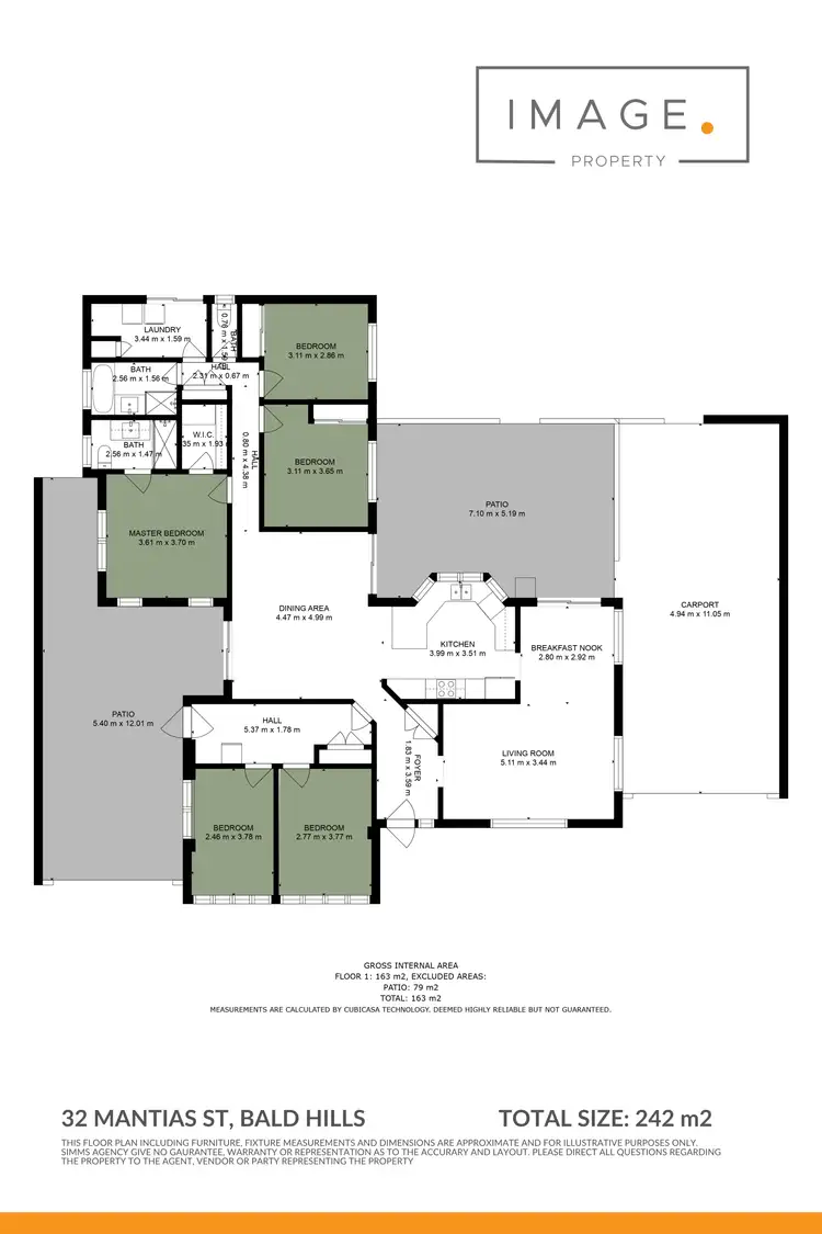Floorplan of Homely house listing, 32 Mantias Street, Bald Hills QLD 4036