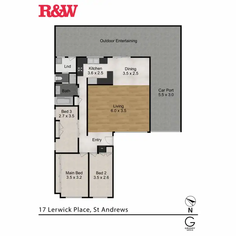 Floorplan of Homely house listing, 17 Lerwick Place, St Andrews NSW 2566