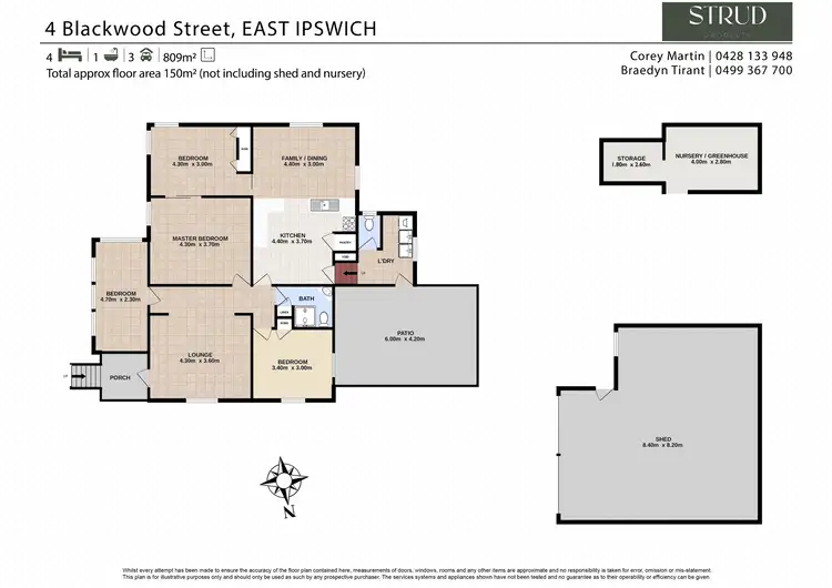 Floorplan of Homely house listing, 4 Blackwood Street, East Ipswich QLD 4305