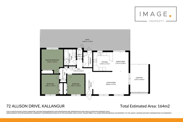 Floorplan of Homely house listing, 72 Allison Drive, Kallangur QLD 4503