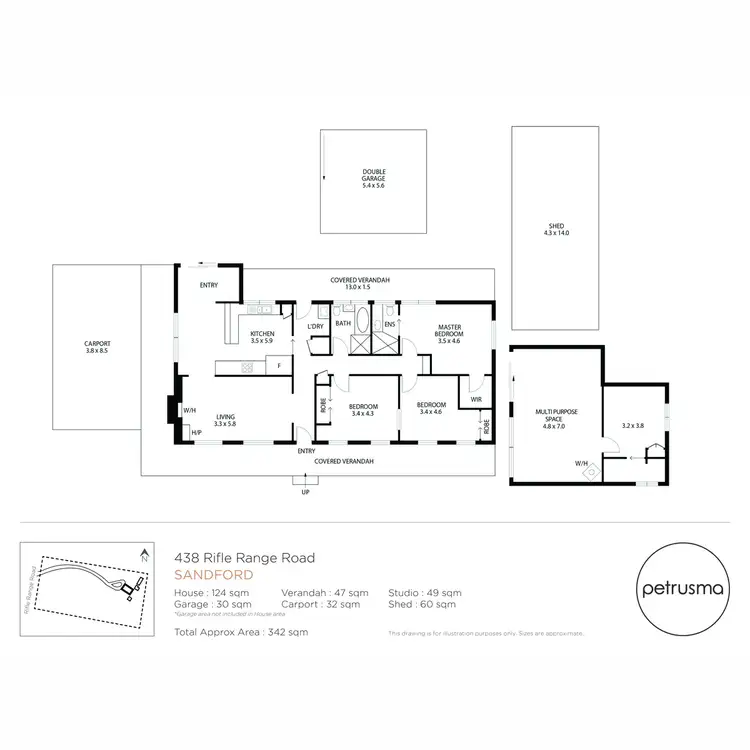 Floorplan of Homely house listing, 438 Rifle Range Road, Sandford TAS 7020
