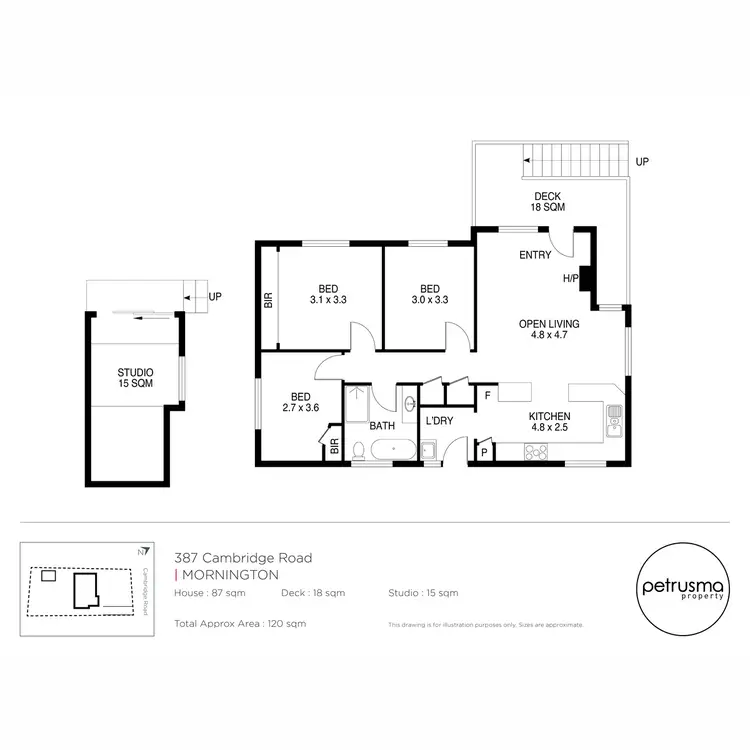 Floorplan of Homely house listing, 387 Cambridge Road, Mornington TAS 7018