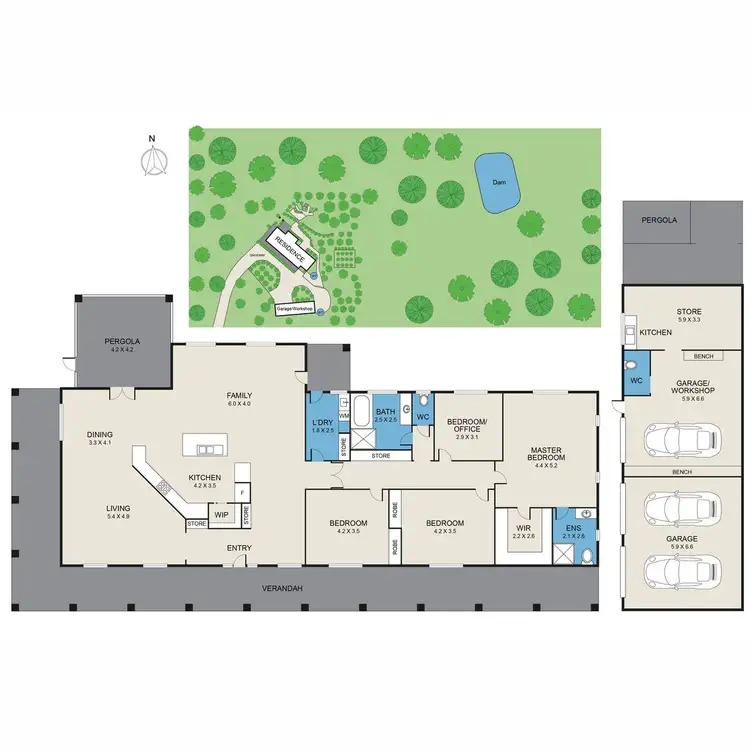 Floorplan of Homely rural property listing, 211 Wallaby Gully Road, Ellalong NSW 2325