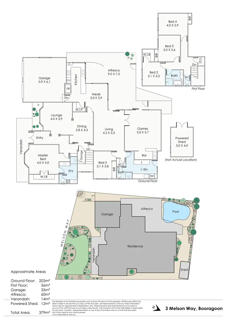 Floorplan of Homely house listing, 3 Melson Way, Booragoon WA 6154