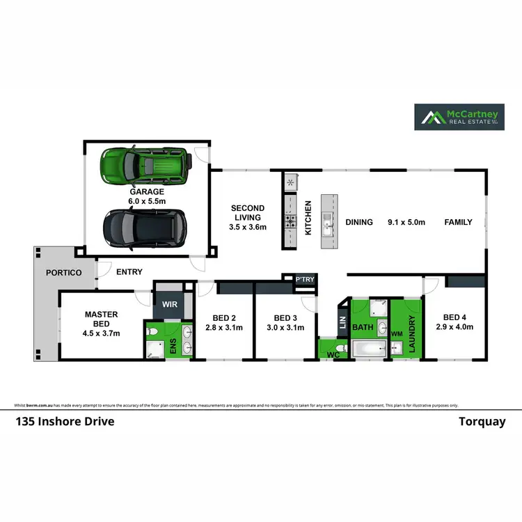 Floorplan of Homely house listing, 135 Inshore Drive, Torquay VIC 3228