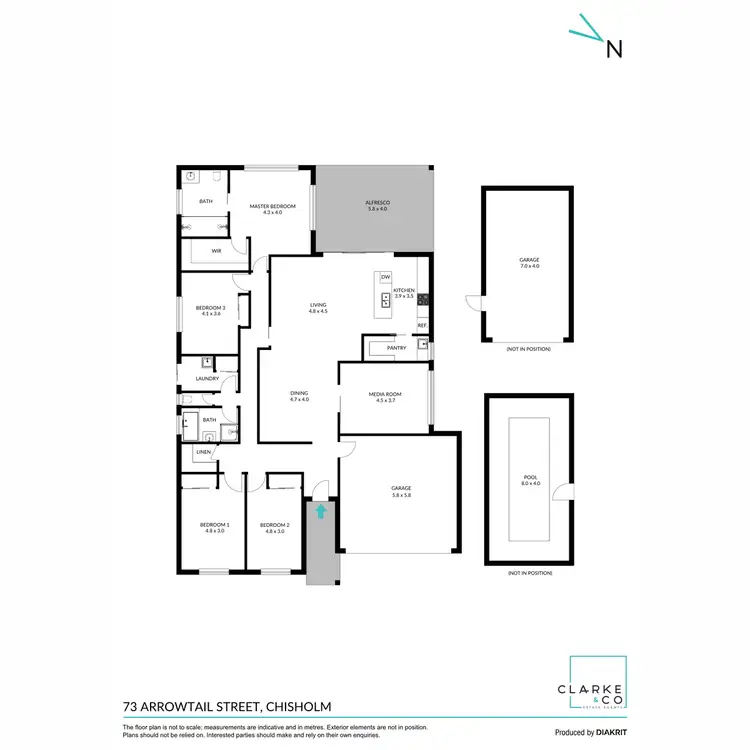 Floorplan of Homely house listing, 73 Arrowtail Street, Chisholm NSW 2322