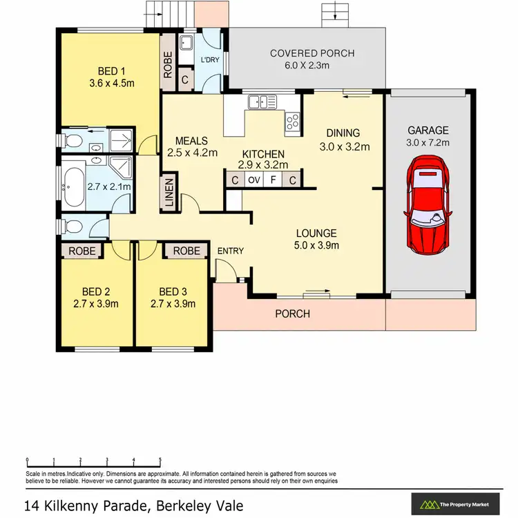 Floorplan of Homely house listing, 14 Kilkenny Parade, Berkeley Vale NSW 2261