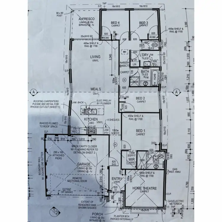 Floorplan of Homely house listing, 13 Burleigh Boulevard, Yanchep WA 6035