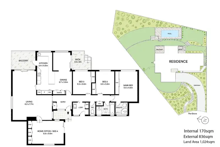 Floorplan of Homely house listing, 9 The Grove, Merewether Heights NSW 2291