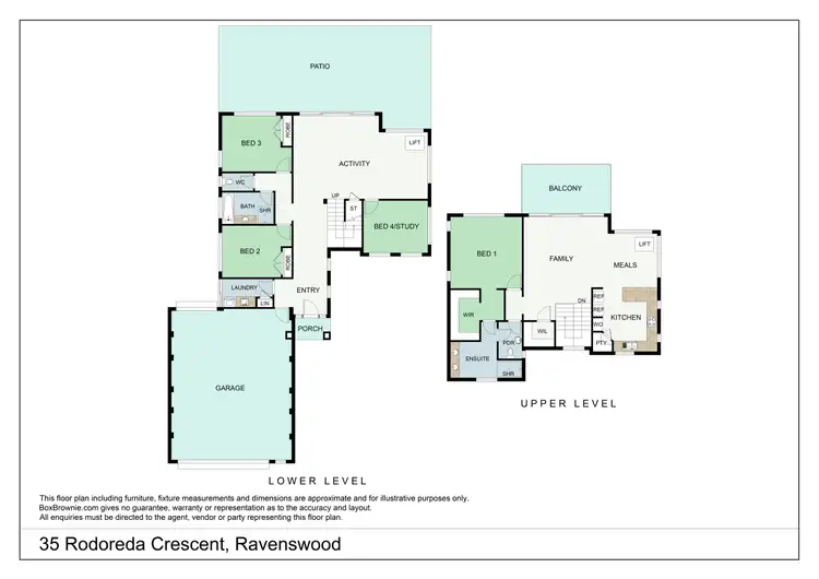Floorplan of Homely house listing, 35 Rodoreda Crescent, Ravenswood WA 6208
