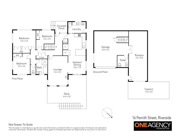 Floorplan of Homely house listing, 16 Penrith Street, Riverside TAS 7250