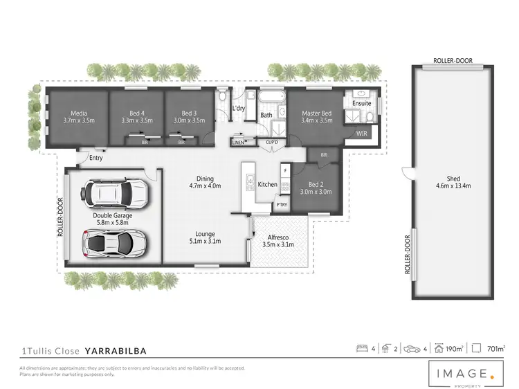 Floorplan of Homely house listing, 1 Tullis Close, Yarrabilba QLD 4207