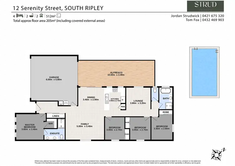 Floorplan of Homely house listing, 12 Serenity Street, South Ripley QLD 4306